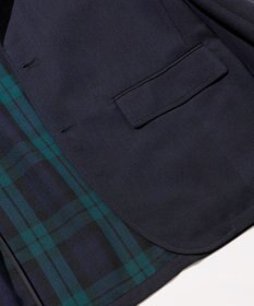 J.PRESS MEN 【SHACKET】ブラックウォッチ サマーダブルフェイス ジャケット