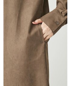 Green Parks マイクロピケシャツワンピース