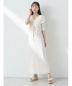 earth music&ecology やわらかカットソーレイヤード見えワンピース