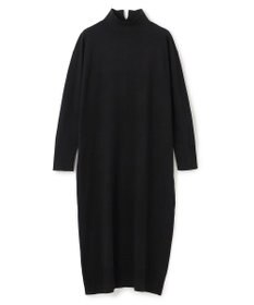 UNFILO 【洗える】ハイネックＩラインニットワンピース