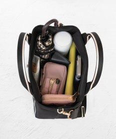 TOCCA BICOLOR RIBBON NYLON M トートバッグ M