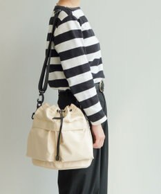 ACE BAGS & LUGGAGE JEWELNA by Jewelna Rose ナイロン巾着バッグ 16201 軽量 2WAY ハンドバッグ ショルダーバッグ