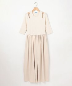 組曲 L 【組曲×setsuko sagittaire】ニットコンビドレス