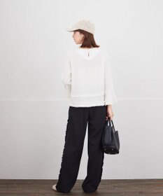 Tiaclasse L 【ブラウス×パンツ2点ット】フリルデザインセットアップ