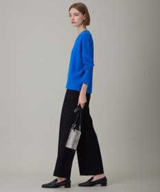 ICB 【洗える】ソフトウールハイゲージ Vネックプルオーバー