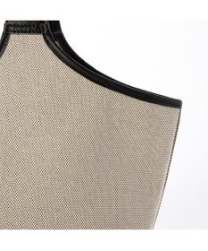 UNBILLION VERYコラボ ペルケ perche / キャンバス×牛革コンビトートバッグ