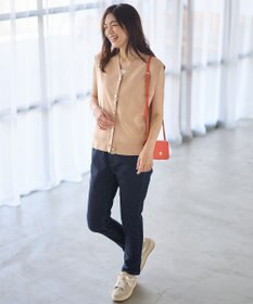 ANY メタルボタンニットベスト