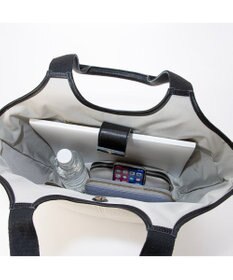 UNBILLION VERYコラボ ペルケ perche / キャンバス×牛革コンビトートバッグ