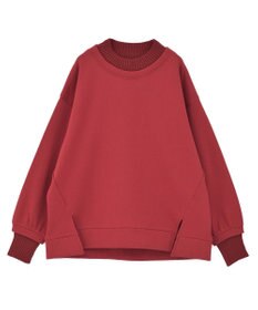 Green Parks リブドッキング裏起毛プルオーバー