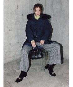 Te chichi 【宮本茉由着用】ハイネックフェザーニット