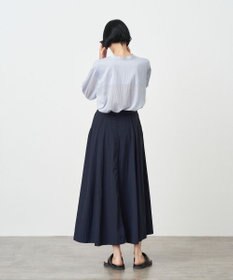 ATON COTTON SILK LAWN | オーバーサイズバンドカラーシャツ