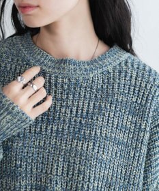 WEGO ミックスカーラーショートニット