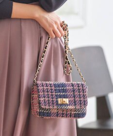 ANY SIS ツイードチェーン バッグ