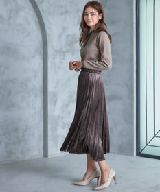 Tiaclasse 【洗える】配色ボタンニットトップス