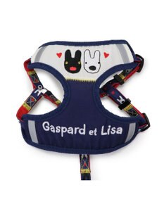 PET PARADISE リサとガスパール ハーネス＆リード ３Ｓ 《ハート柄》 超小型犬