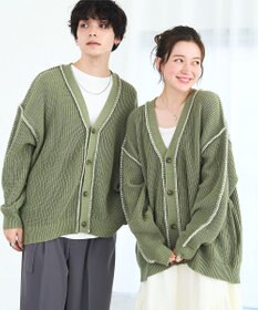 WEGO ハンドステッチカーディガン