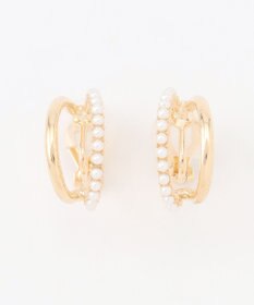 組曲 パールライクメタルアーチ イヤリング