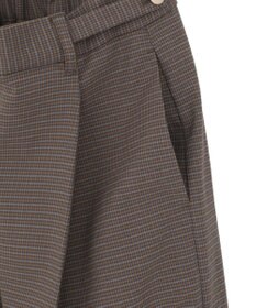 earth music&ecology 【2WAY】ウエストタブタックパンツ