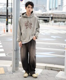 WEGO 【ユニセックス着用ITEM】スノーダイグラフィックビッグパーカー