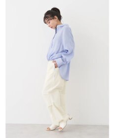 earth music&ecology ドロスト羽織シャツ