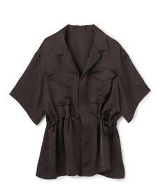 uncrave ライトダブルサテン シャツジャケット