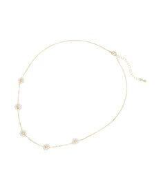 earth music&ecology ビーズフラワーネックレス