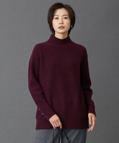 J.PRESS LADIES 【洗える】AUSSIE AIR ハイネック ミドルゲージ ニット