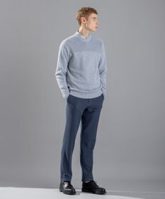 JOSEPH HOMME 【LEON 掲載】シルクバルキーハニカム　クルーネックニット
