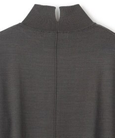 UNFILO 【洗える】ハイネックＩラインニットワンピース