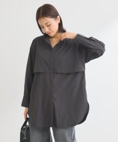 Green Parks イージーケア比翼フライヨークチュニック