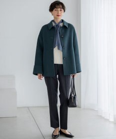 23区 L 【洗える】TWマットクロス スティック パンツ