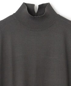 UNFILO 【洗える】ハイネックＩラインニットワンピース