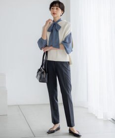 23区 【洗える】TWマットクロス スティック パンツ