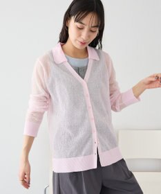 CRAFT STANDARD BOUTIQUE シアージョーゼットニットカーディガン