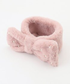 ANY KIDS パール×リボンファーマフラー