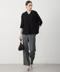 ICB ヴィスコースワイド Vネックプルオーバー