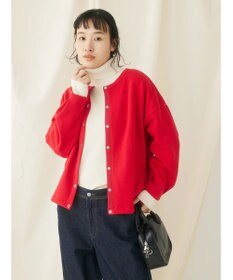 CRAFT STANDARD BOUTIQUE 裏起毛リングドットカーディガン