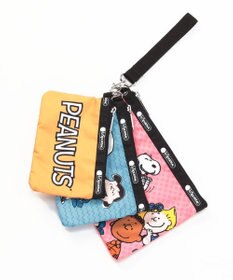 LeSportsac TRIPLE POUCH SET WITH WRISTLET/ピーナッツギャングリストレット
