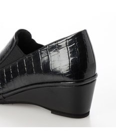 MODE ET JACOMO <D'ICI>ウェッジヒールサイドゴアスリッポンシューズ