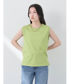 earth music&ecology ノースリーブカットソー（汗じみ防止）