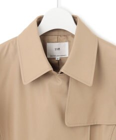 23区 S コットンポリエステルギャバジン ロング トレンチコート
