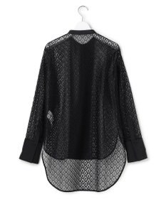 ICB 【WEB＆一部店舗限定】SustainableLace バンドカラー ブラウス