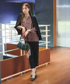 Tiaclasse 【新色追加・洗える】重ねヘムタックブラウス