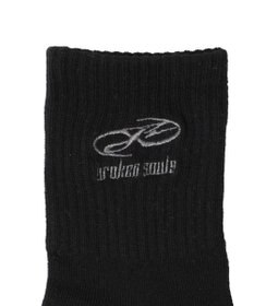 WEGO 底パイル刺繍デザインソックス（丈14㎝）