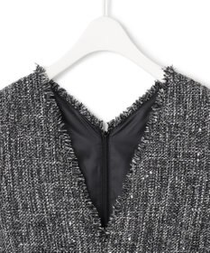 ICB L 【CLASSY.1月号掲載】スパングルツイード ジャンパースカート