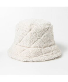 UNBILLION カシュネ cache nez / キルティングフェイクファーバケットハット