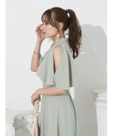 earth music&ecology ＳＥＴ２点ケープ＋キャミワンピース