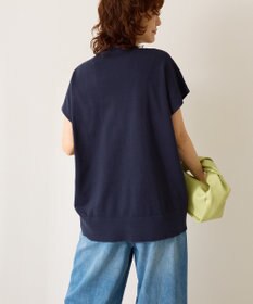 AMERICAN HOLIC フレンチスリーブＶネックニットカーディガン