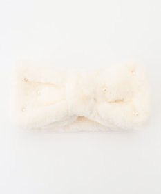 ANY KIDS パール×リボンファーマフラー