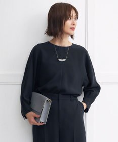 自由区 L 【17号サイズまで展開・カタログ掲載・セットアップ対応】トリアセダブルクロス ブラウス